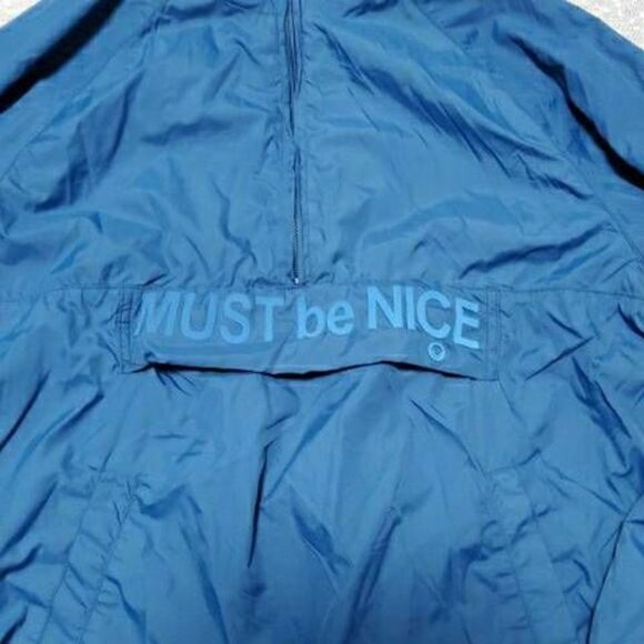 RIPNDIP Must Be Nice Half Zip Anorak Jacket Blue SMALL Unisex - Picture 6 of 9